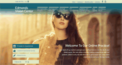 Desktop Screenshot of edmondsvisioncenter.com